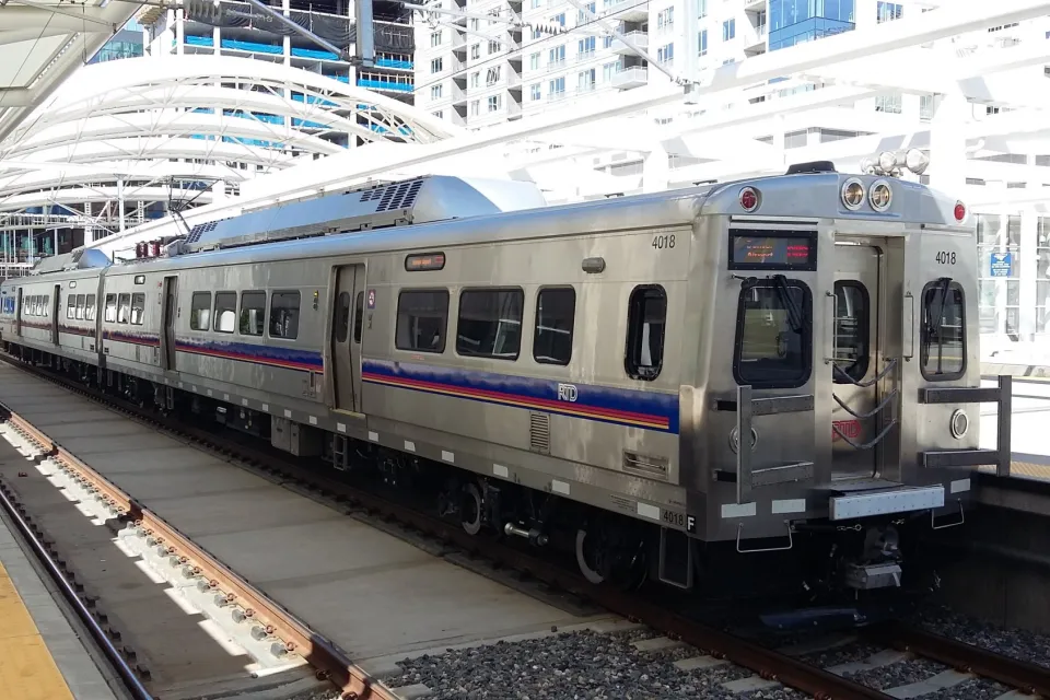RTD train Denver
